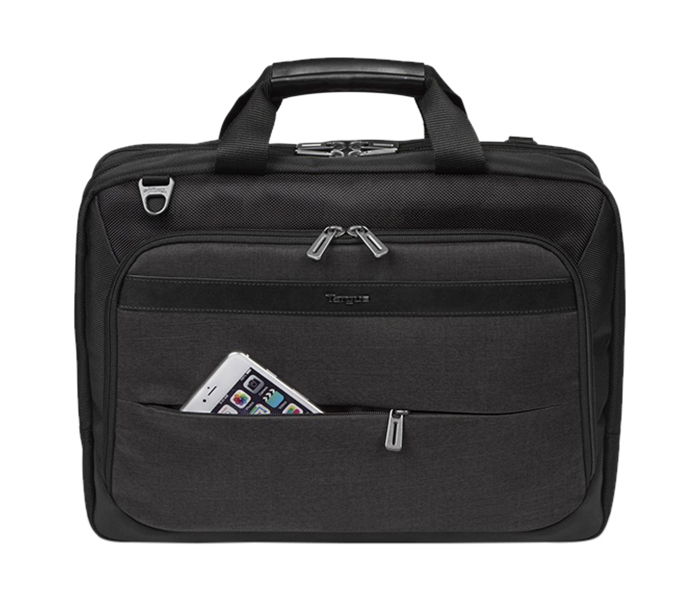 Targus TBT915EU 14-15.6 inch CitySmart High Capacity Topload Laptop Case - Black & Grey - Zoom Image 2