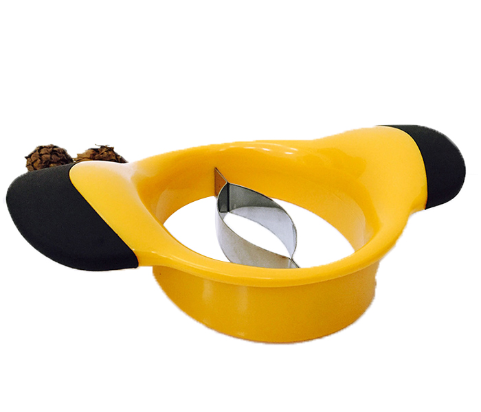 Stainless Steel Hand Mango Cutter - Yellow - Zoom Image 3