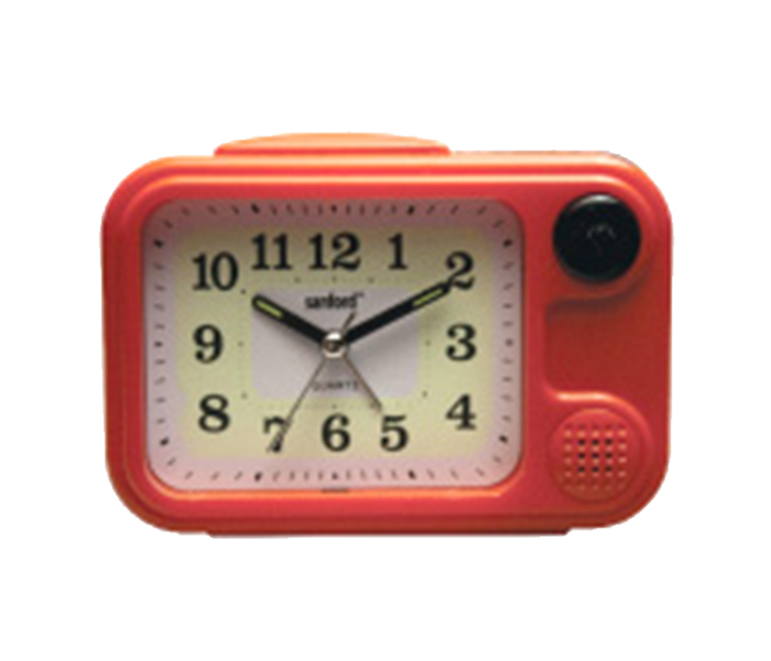 Sanford SF3006ALC Alarm Clock with 2AA Battery - Red - Zoom Image