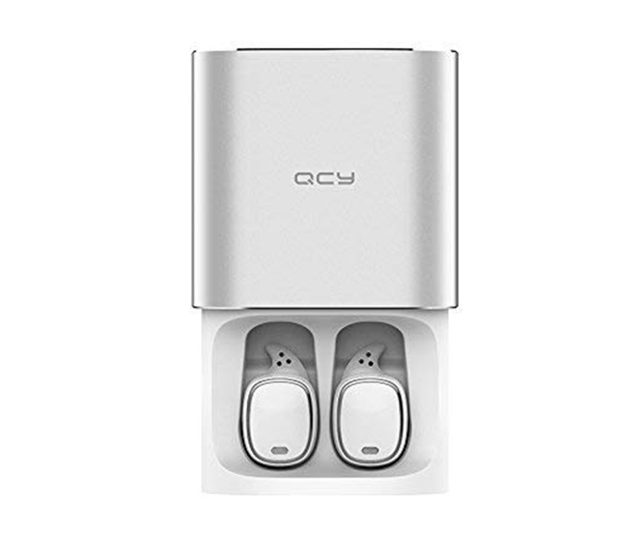 QCY T1 Pro Touch Control Bluetooth Earphones TWS Mini Wireless Headset with Mic - Silver - Zoom Image 6