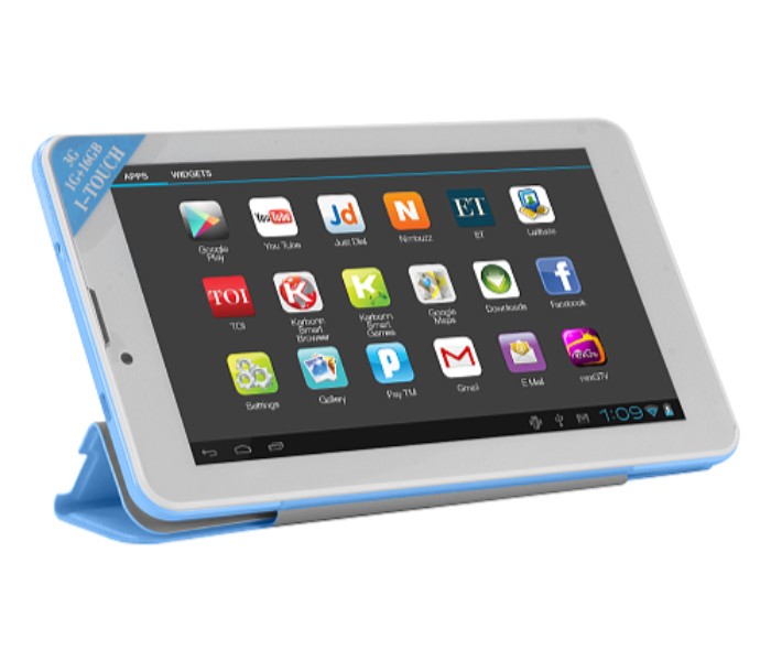 iTouch X705, Tablet 7 inch, Android 4.4.2, 16GB, 1GB DDR3, 4G LTE, Wi-Fi, Quad core, Dual Sim, Dual Camera, Blue - Zoom Image 1