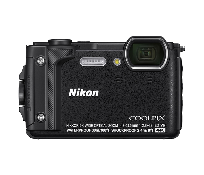 Nikon W300 Coolpix 16MP Waterproof Digital Camera - Black - Zoom Image 6