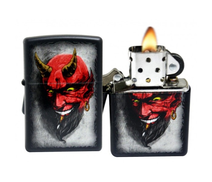 Zippo 28862 Tatoo Devil Lighter Multicolor - Zoom Image 1