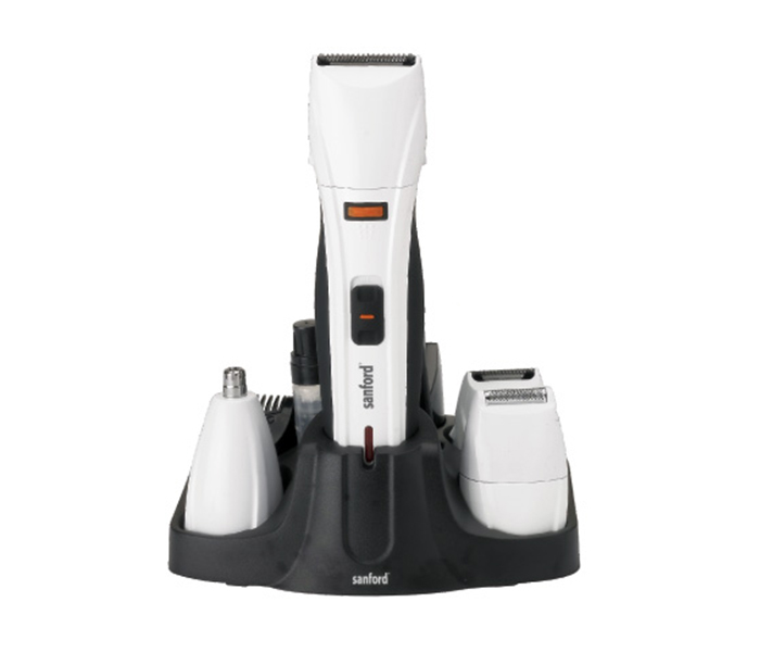 Sanford SF9710HC BS 6-in 1 Rechargeable Grooming Kit - 3 Watts, White & Black - Zoom Image 2