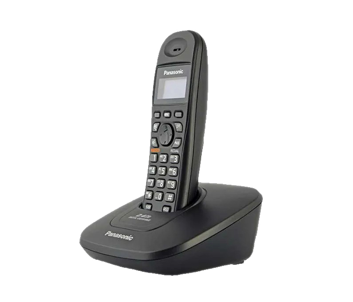 Panasonic KX-TG3611BX 2.4GHz Digital Cordless Phone - Black - Zoom Image 1