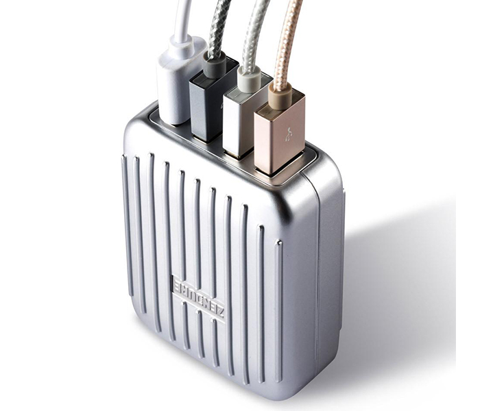 Zendure ZDAZ4P 21W A-Series 4 Port Wall Charger - Silver - Zoom Image 2