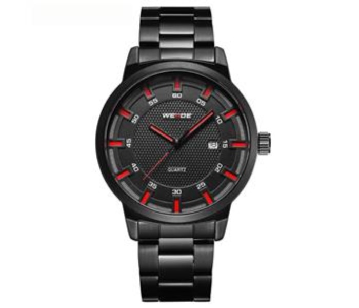 Weide WD 002MB Mens Analog Watch Black and Red - Zoom Image 4