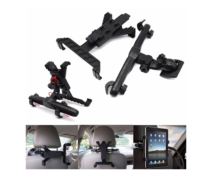 Trands TR-CM353 Universal Tablet Car Holder - Black - Zoom Image 1