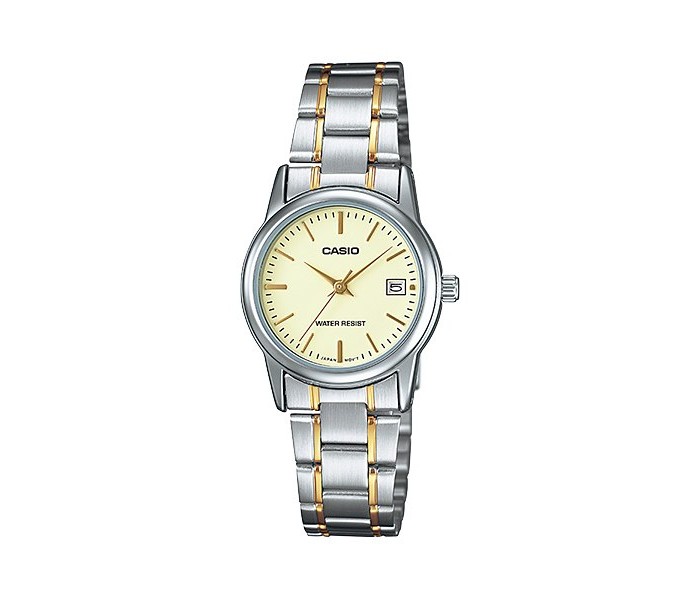 Casio LTP-V002SG-9ADF Womens Analog Watch Silver and Gold - Zoom Image