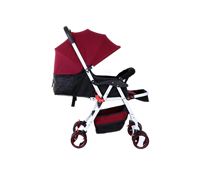 Baby Plus BP7737 Baby Stroller - Wine Red - Zoom Image 3