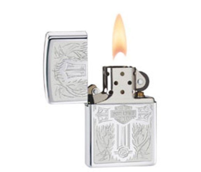 Zippo 28982 Harley Davidson Cross Lighter Silver - Zoom Image 1