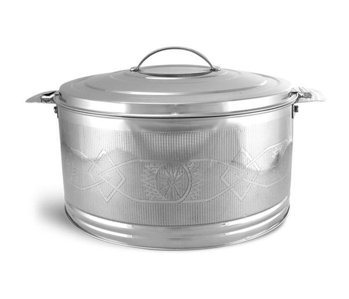 Royalford RF7481 4 Liter Stainless Steel Elite Silverline Hot Pot - Silver - Zoom Image