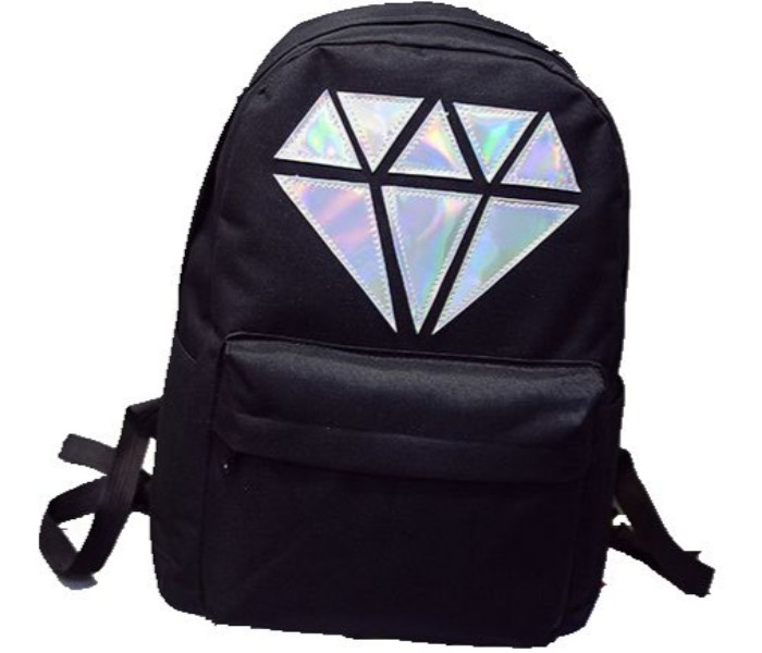 Canvas Shoulder bag for unisex CS00B Black - Zoom Image