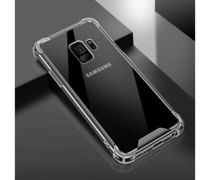 ABS Crystal Clear Reinforced Corners Shock Absorption Protection TPU Case for Samsung S9 ACPS9 Transparent - Zoom Image 3