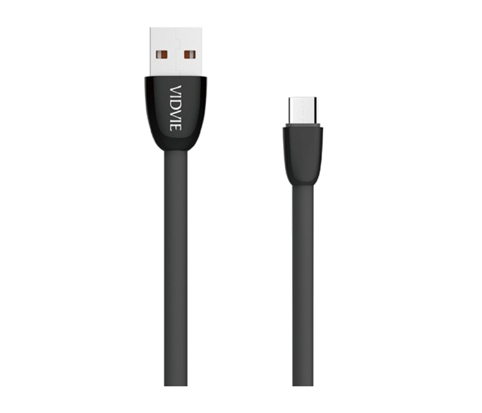 Vidvie CB-411 Data Cable for Smartphone - 1 Meter, Black - Zoom Image 3