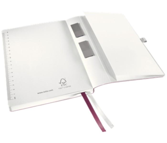 Leitz 4488-00-28 A5 Squared Notepad  Garnet Red - Zoom Image 5