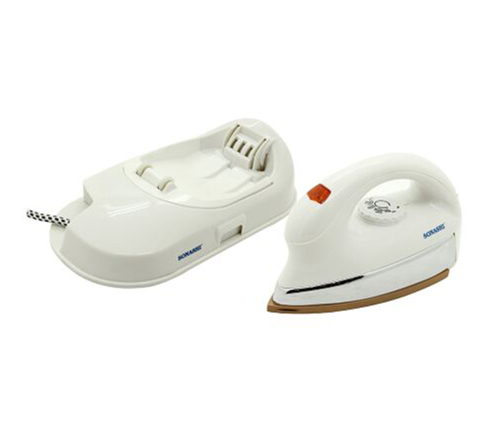 Sonashi SHI-6014C Cordless Heavy Iron with Golden Non-Stick Coated Soleplate - White - Zoom Image 1