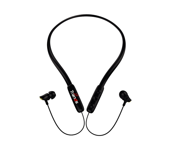 Trands TR-VT-S1 Wireless Bluetooth Sport Earphone with Mic - Black - Zoom Image