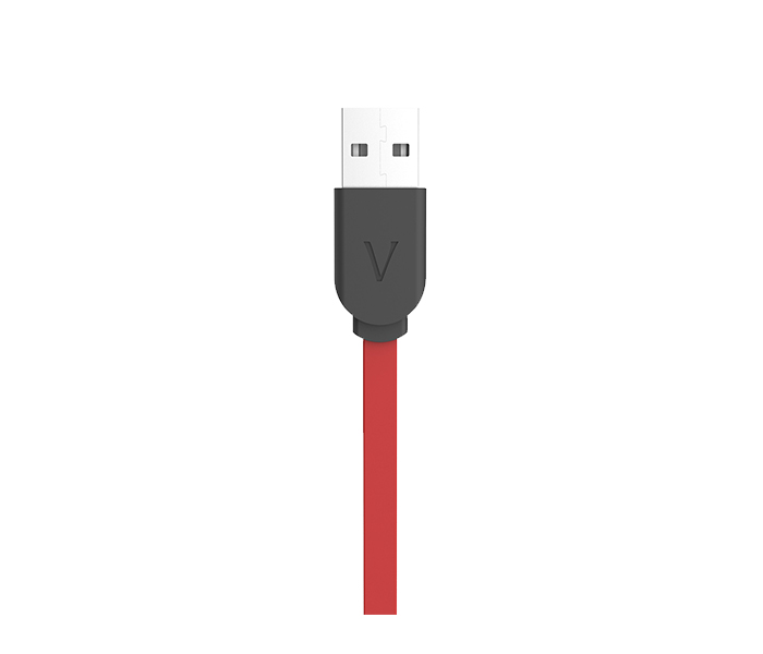 Vidvie CB-409 Data Cable for Apple iPhone - 1 Meter, Red & Black - Zoom Image 2