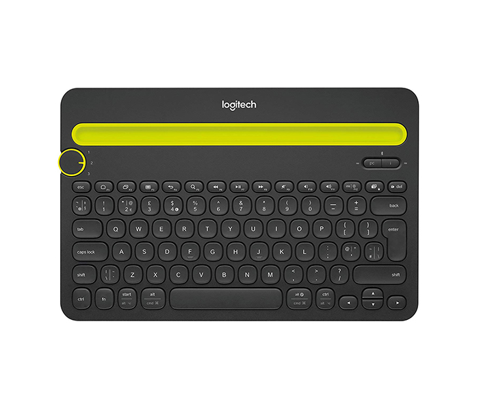 Logitech 920-006366 K480 Multi-Device Bluetooth Wireless Keyboard - English, Black - Zoom Image 6