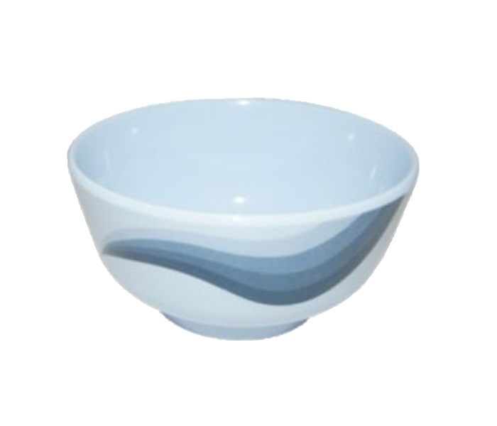 Royalford RF8068 3.5-inch Melamine Ware Super Rays Round Bowl - Blue - Zoom Image 1