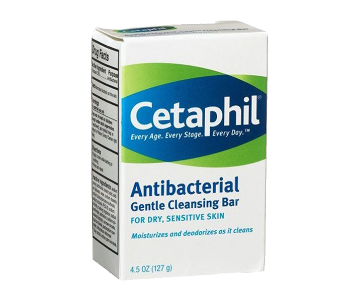 Cetaphil N16196884A Antibacterial Gentle Cleansing Bar - 127G - Zoom Image