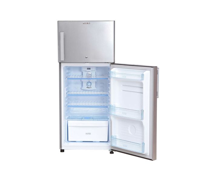 Nikai NRF240FN3S1 Double Door Frost Free Stainless Steel Refrigerator 240 Liter Silver - Zoom Image 4