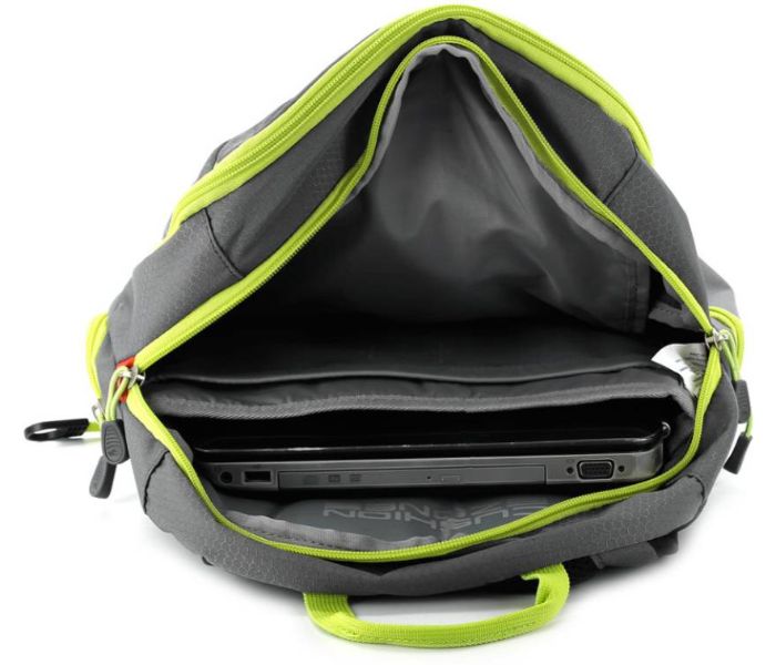 High Sierra HSR104LUG00101 Boondock V2 Backpack Charcoal and Chartreuse - Zoom Image 5