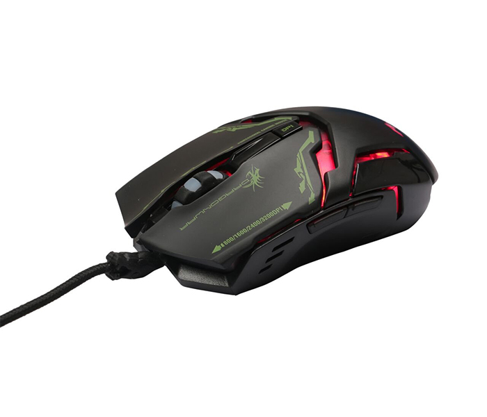 Dragon War G10 Aries 3200 DPI Gaming Mouse - Black - Zoom Image 3