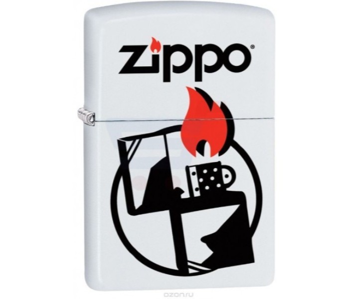 Zippo 29194 214 White Matte Lighter Multicolor - Zoom Image 2