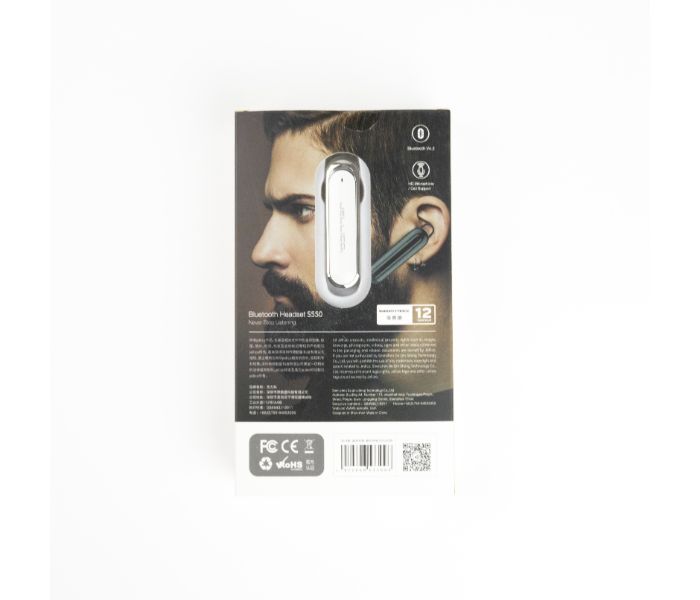 Jellico S550 Bluetooth Earphones White - Zoom Image 3