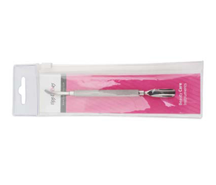 Tips & Toes TT-253 Stainless Steel Doul Ended Cuticle Pusher - Polish Finish - Zoom Image 1