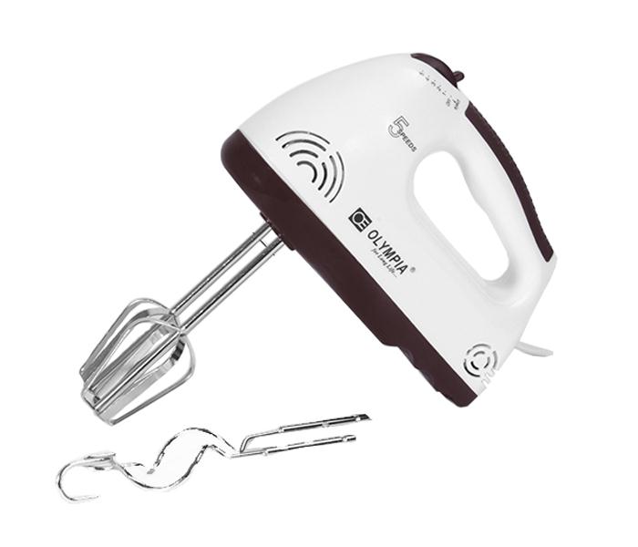 Olympia OE-230 5 Speed Hand Mixer 200W - Brown - Zoom Image 2