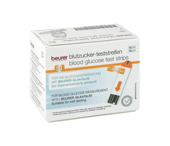 Beurer GL44+GL50 Codefree Blood Glucose Test Strip  - Zoom Image