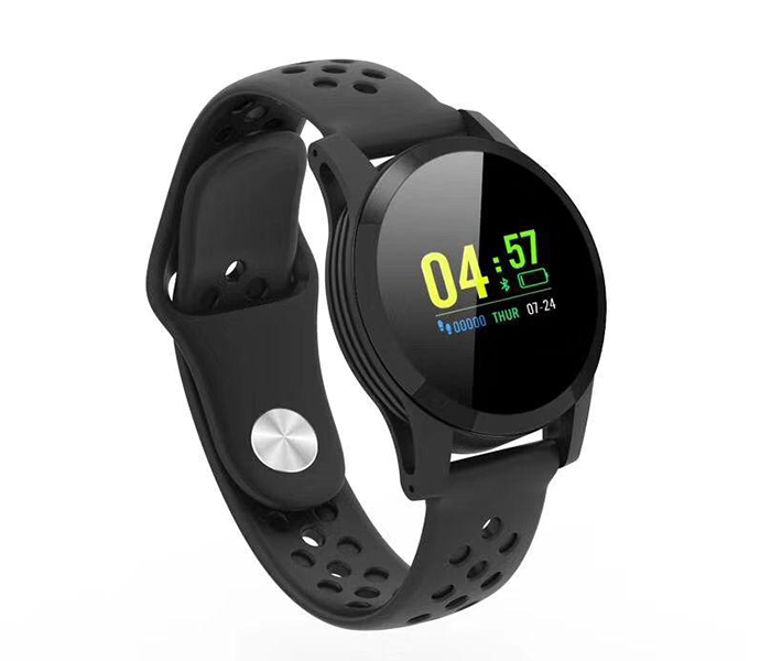 Q73 Fitness Tracker Bluetooth Smart Bracelet Heart Rate Monitor - Black - Zoom Image 7