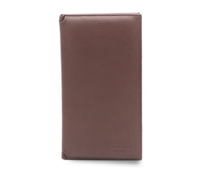 Philippe Morgan CC106 Unisex Leather Credit Card Holder Brown - Zoom Image 3