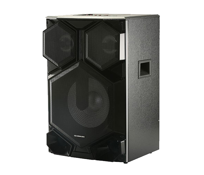 Olsenmark OMMS1187 High Power 2.0 Professional Speaker with Mic - Black - Zoom Image 1