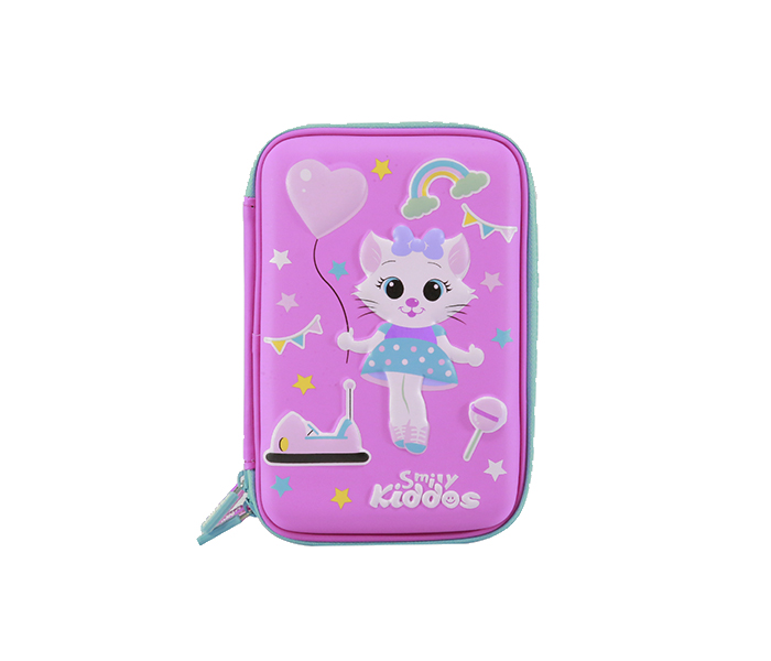 Smily Kiddos SK11001040 Hardtop Triple up Pencil Case - Pink - Zoom Image 6