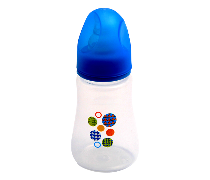 Baby Plus BP5150 4 oz Baby Feeding Bottle - Blue - Zoom Image 1