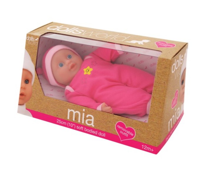 Dolls World 8539 Mia 25 cm Pink - Zoom Image