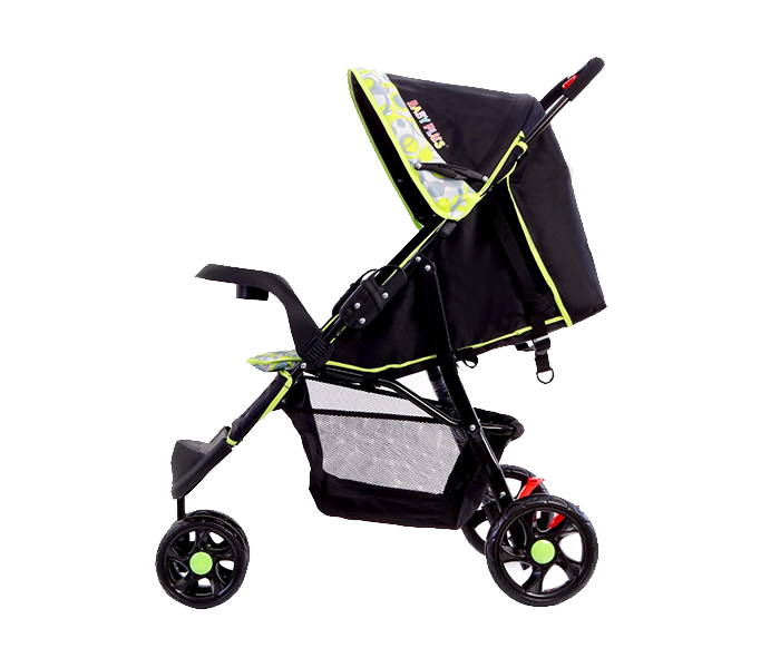 Baby Plus BP7739 Baby Stroller - Green Print - Zoom Image 1