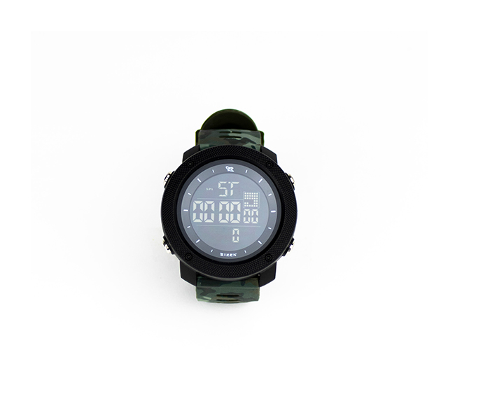 Rizen Digital Watch for Men - Miltary - Zoom Image 2