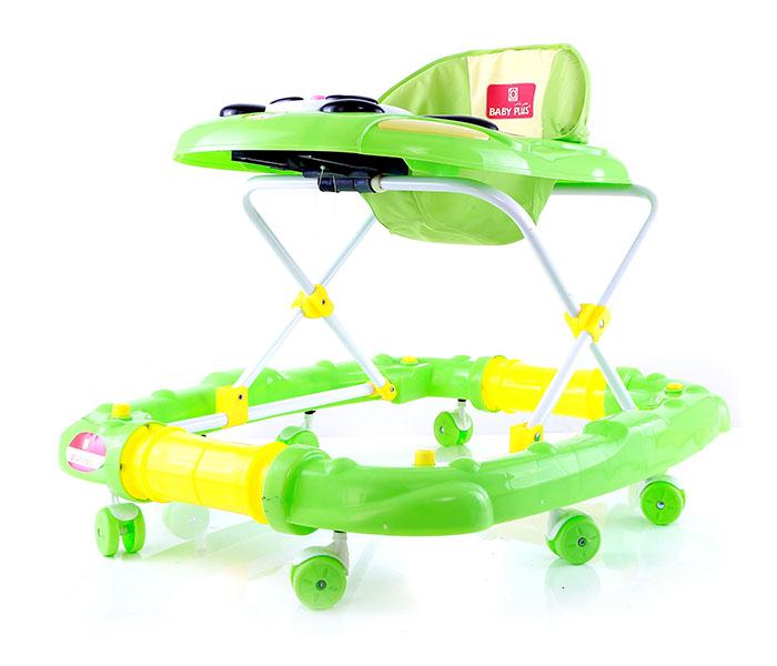 Baby Plus BP7759 Baby Walker with Music - Green - Zoom Image