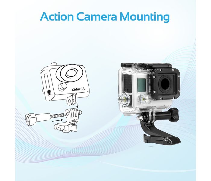 Promate ChestMount-1 Adjustable Action Camera Chest Harness Mount, Black - Zoom Image 5