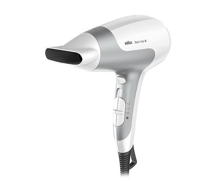 Braun HD580 Satin Hair 5 Power Perfection Hair Dryer - White & Grey - Zoom Image 4