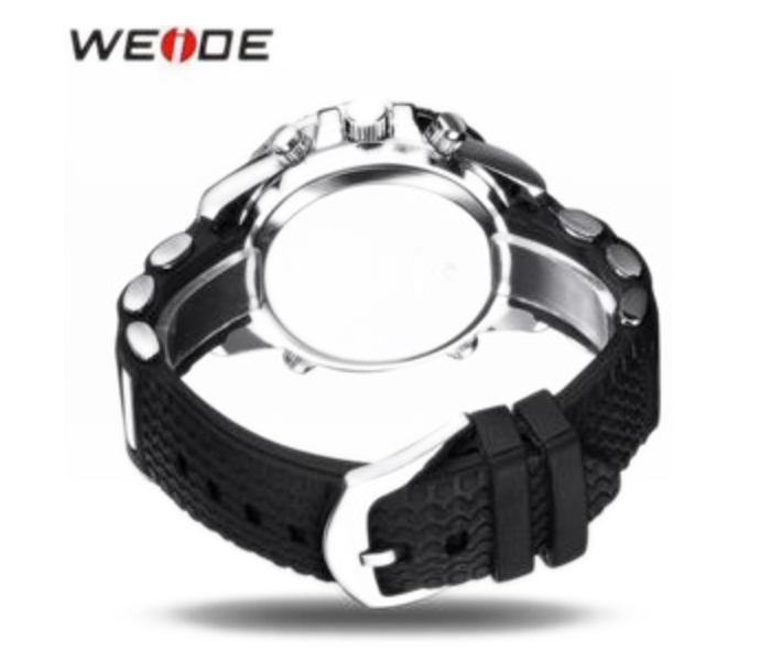 Weide WH 1104PU Mens Digital and Analog Watch Black and Gold - Zoom Image 4