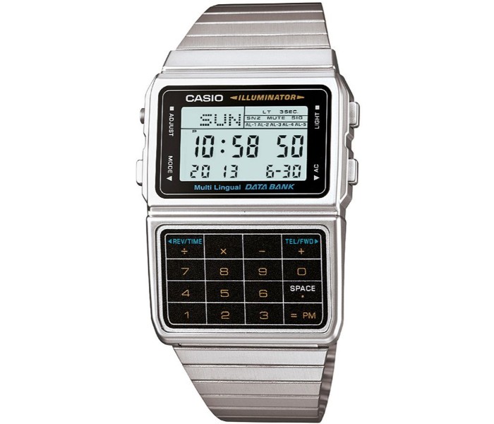 Casio DBC-611-1DF (CN) Mens Digital Watch Silver - Zoom Image