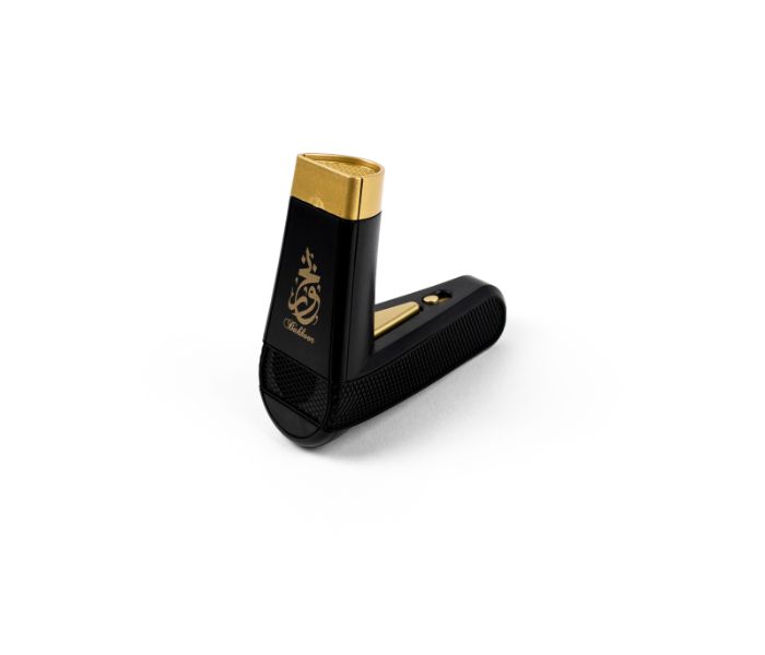 Portable USB Electric Bakhoor Dukhoon Black and Gold - Zoom Image 1