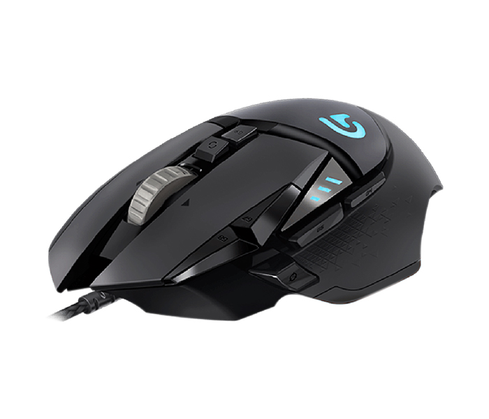 Logitech 910-004618 G502 Right-Hand Proteus Spectrum Gaming Mouse - Black - Zoom Image 5