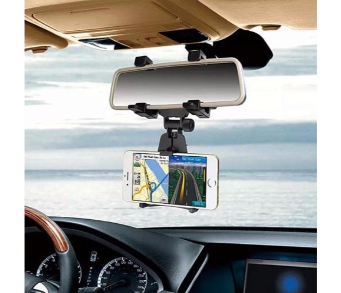 MXD Universal Car Rear View Mirror Mount for Smartphone and Navigator MCM54 Black - Zoom Image 2